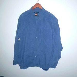 5.11 Tactical 2XL Mens Long Sleeved Blue Checked Shirt